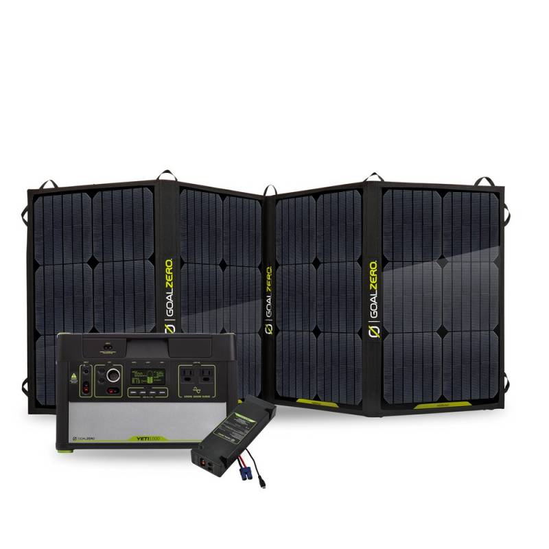 GoalZero Pack Yeti 1000 lithium + MPPT et Nomad 100