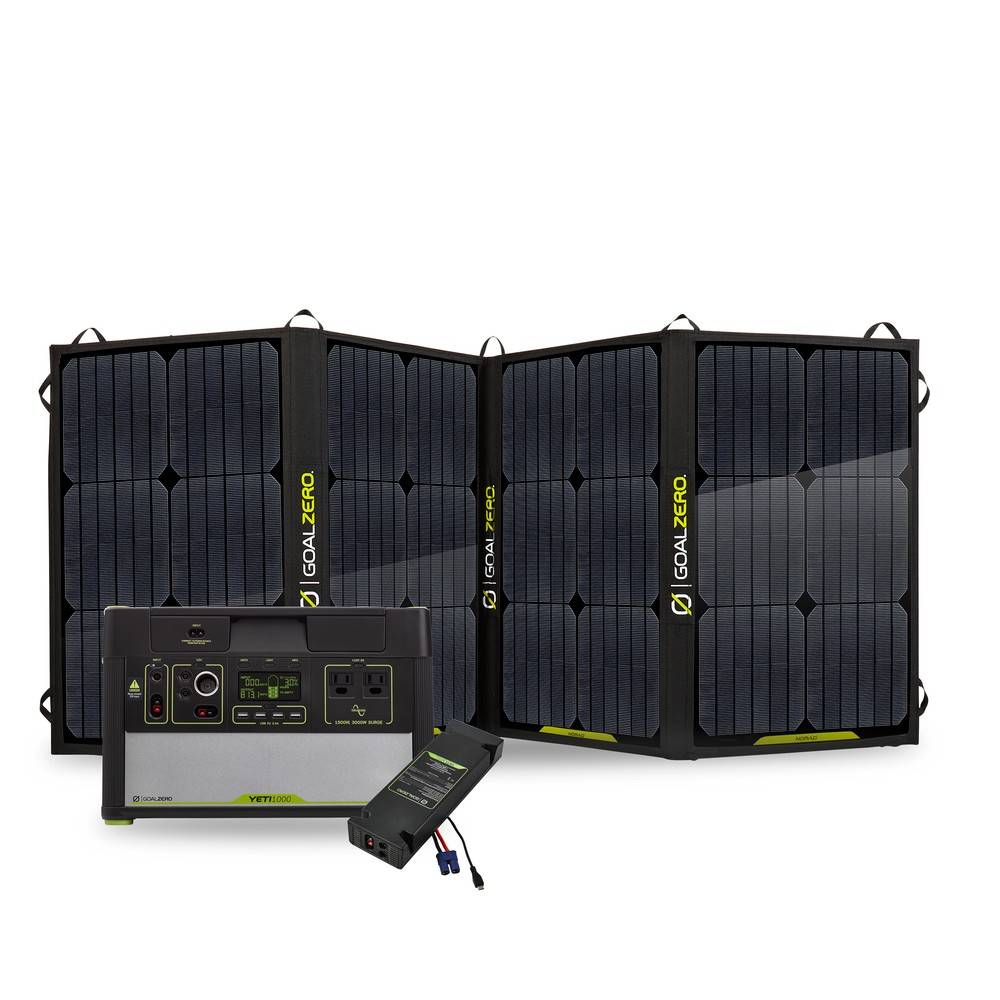 GoalZero Pack Yeti 1000 lithium + MPPT et Nomad 100