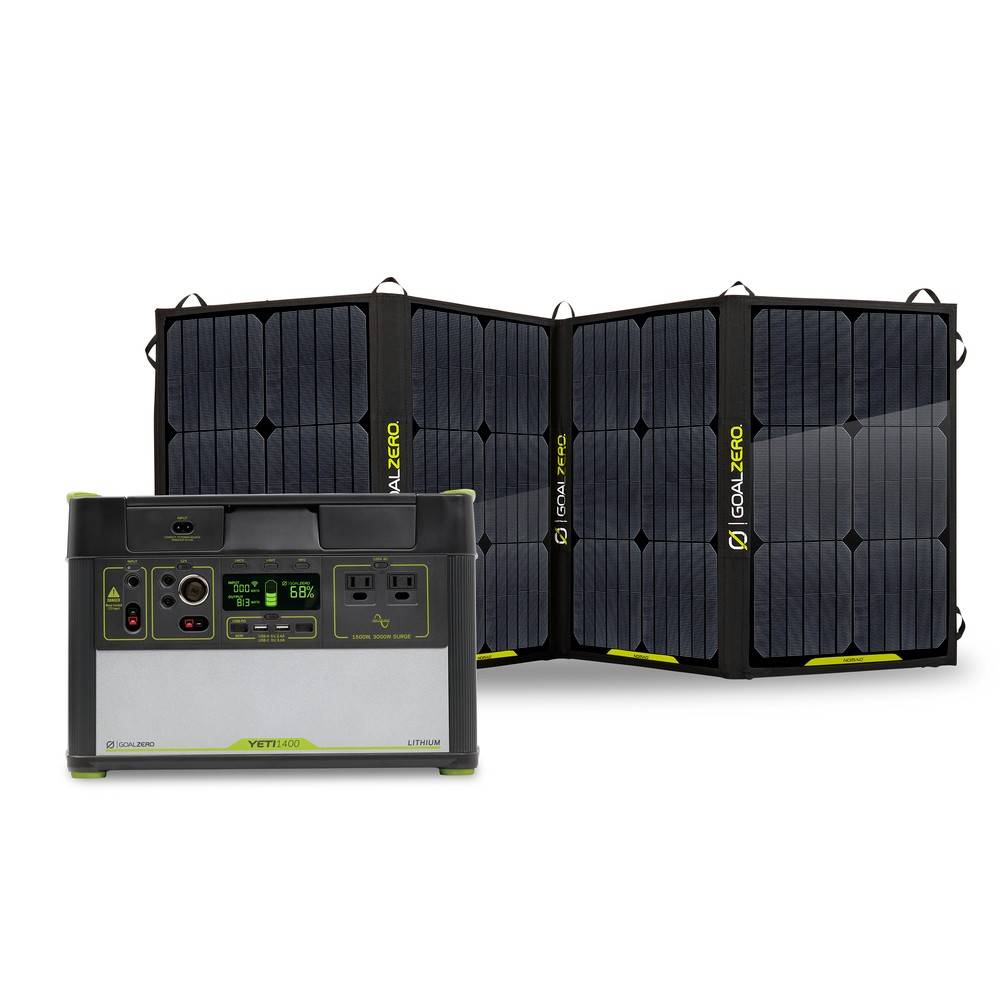 GoalZero Pack Yeti 1400 lithium et Nomad 100