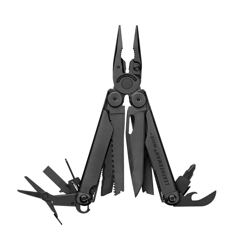 Leatherman Outil multifonction Wave+ Black Edition - Dernière Génération