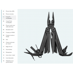 Leatherman Outil multifonction Wave+ Black Edition - Dernière Génération - Image 3