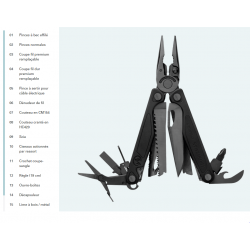 Leatherman Outil multifonction Charge Plus Black avec étui - Image 4