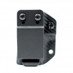 Clip & Carry Etui Kydex pour Leatherman Wingman, Sidekick, Rebar, Rev - Fibre Carbone noir - Image 3