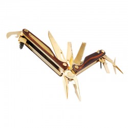Leatherman Outil multifonction Charge - Midas - Plaqué OR - Avec poignées finition bois. - Image 3