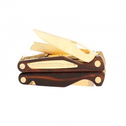 Leatherman Outil multifonction Charge - Midas - Plaqué OR - Avec poignées finition bois. - Image 2
