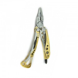 Leatherman - Coffret Cadeau : Collector - Outil multifonction Skeletool Gold - Livré avec étui cuir noir. - Image 2