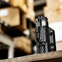 Clip & Carry Etui Kydex pour pince Leatherman ARC - Fibre Carbone noir - Image 3