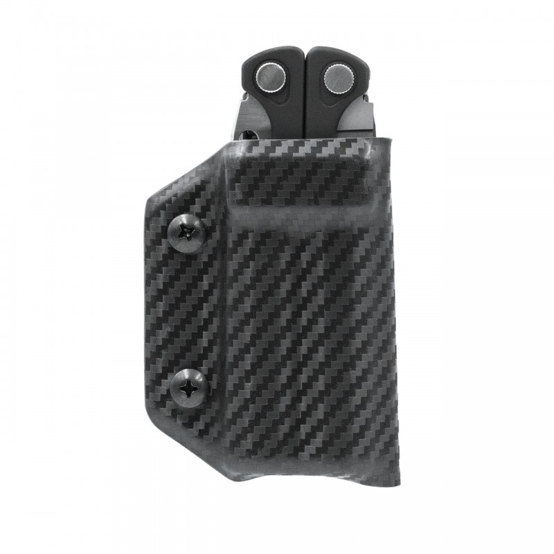 Clip & Carry Etui Kydex pour pince Leatherman Charge & Charge + - Fibre Carbone noir