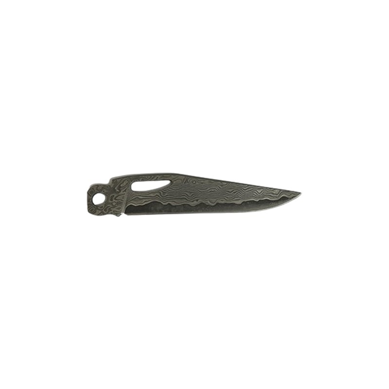 FranceOutdoor Lame de couteau en acier Damas pour Leatherman TTI Charge