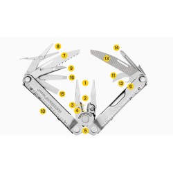 Leatherman Outil Multifonctions Rebar sans Couteau Stainless - Image 6