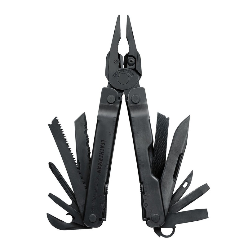 Leatherman Outil Multifonctions Super Tool 300 Black Edition - Dernière Génération