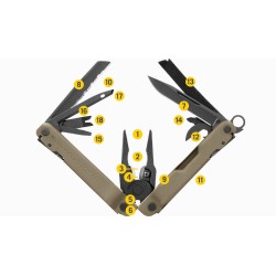 Leatherman Outil Multifonctions Super Tool 300M Coyote avec étui Molle Noir - Image 9