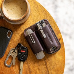 Leatherman Étui cuir premium - marron foncé/l - Image 4