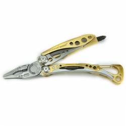 Leatherman - Coffret Cadeau : Collector - Outil multifonction Skeletool Gold - Livré avec étui cuir noir. - Image 3
