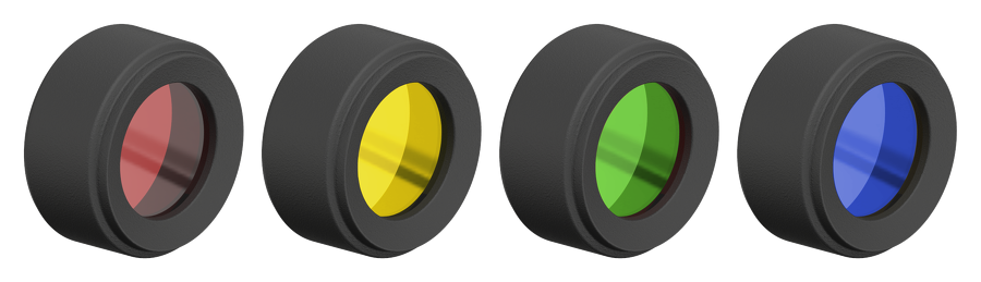 LEDLENSER Set de 4 filtres de couleurs 35,1 mm