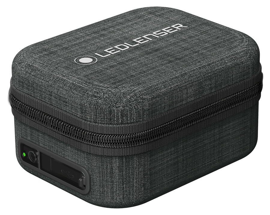 LEDLENSER Étui de protection avec batterie intégrée pour lampe frontale powercase