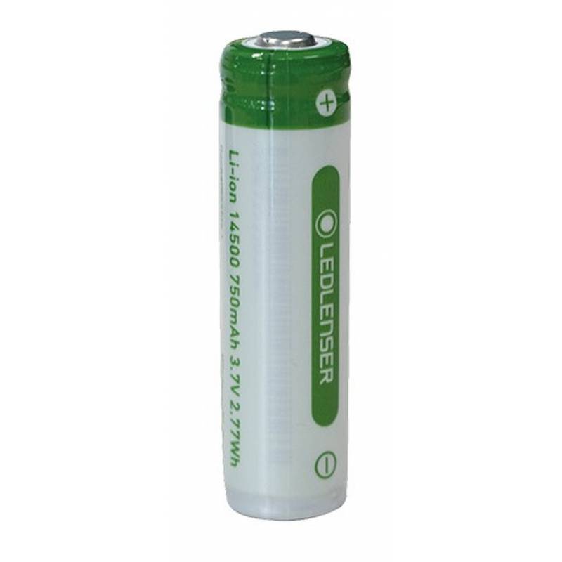 LEDLENSER Batterie li-ion pour lampes frontales & lampes torches (14500 3,7v | 750 mah | 2,77wh)