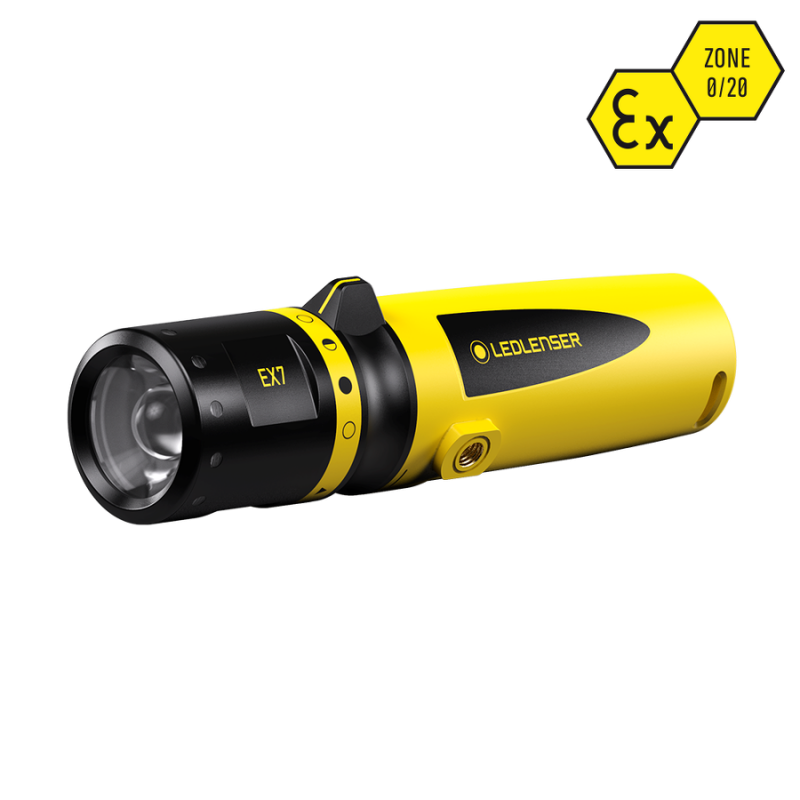 LEDLENSER Lampe torche ex7 ex-zone 0/20 série Atex