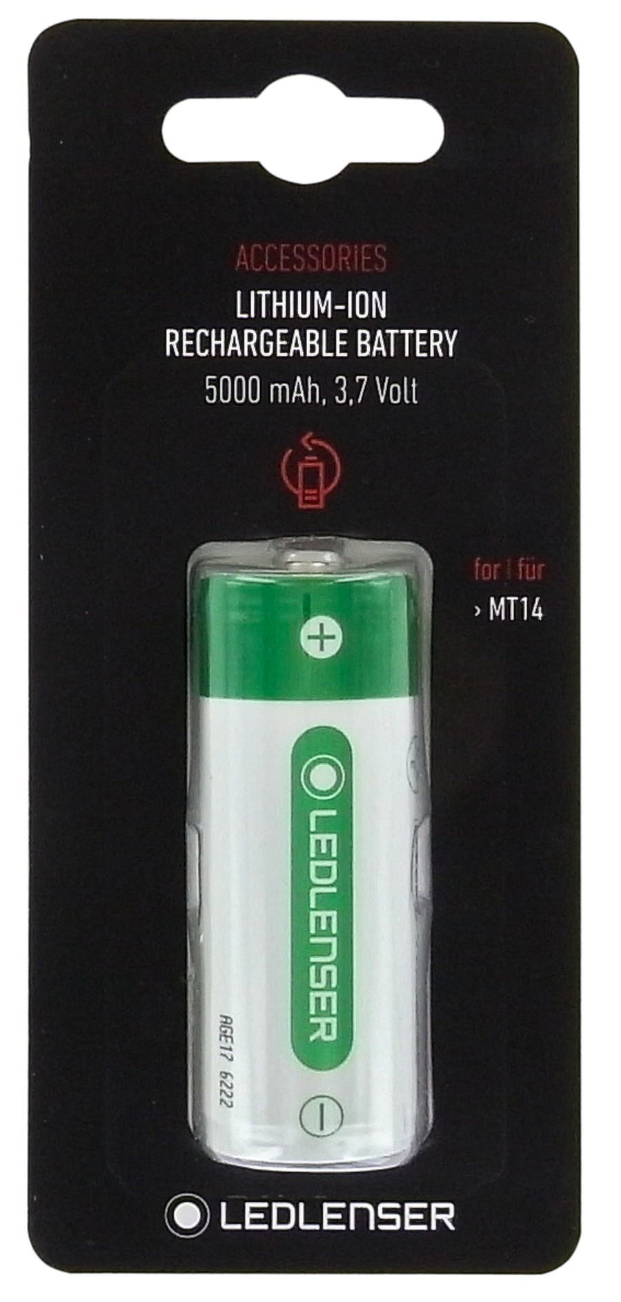 LEDLENSER Batterie li-ion pour mt14