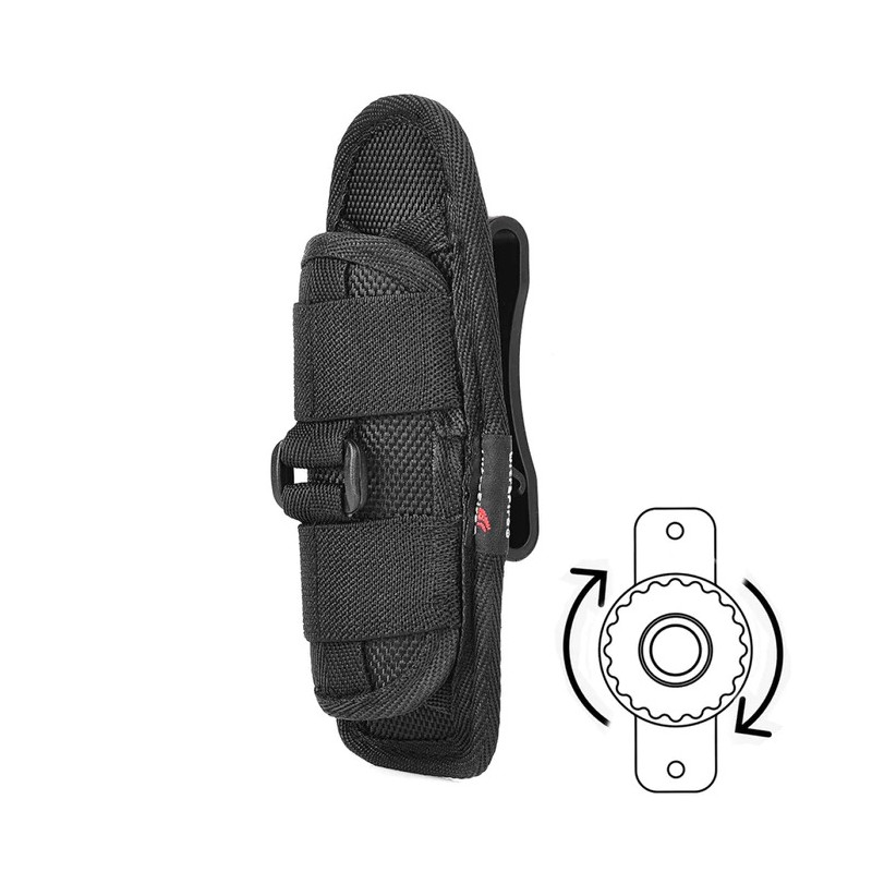 UltraFire Étui pour lampe de poche UltraFire avec rotation à 360°