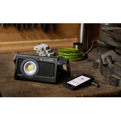 LEDLENSER Projecteur led rechargeable - fonction enceinte portative bluetooth® - if4r music (working light) - Image 5
