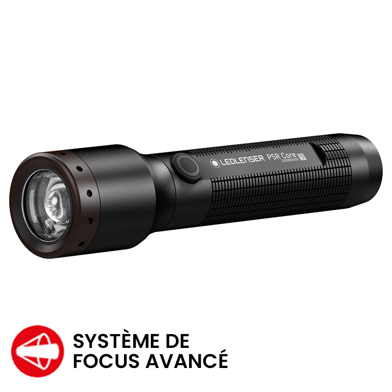 LEDLENSER Lampe de poche rechargeable p5r core 500 lumen ip68 focus