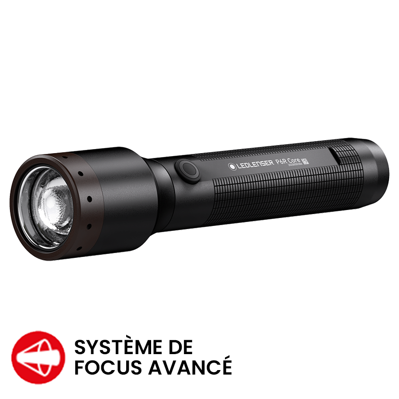 LEDLENSER Lampe de poche rechargeable p6r core 900 lumen ip68 focus