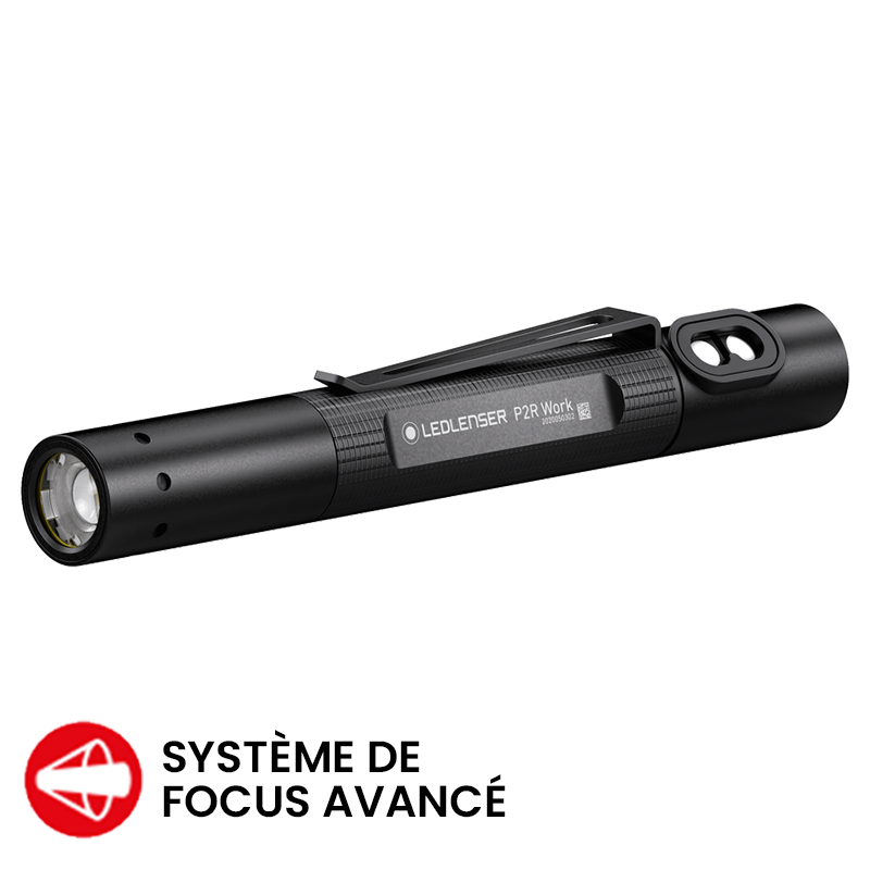 LEDLENSER Lampe de poche rechargeable P2R work 110 lumen ip54 focus