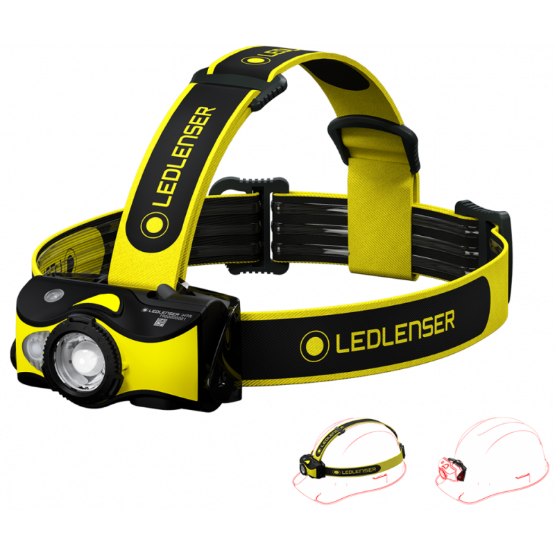 LEDLENSER Lampe frontale rechargeable ih9r 600 lumen ip54 focus