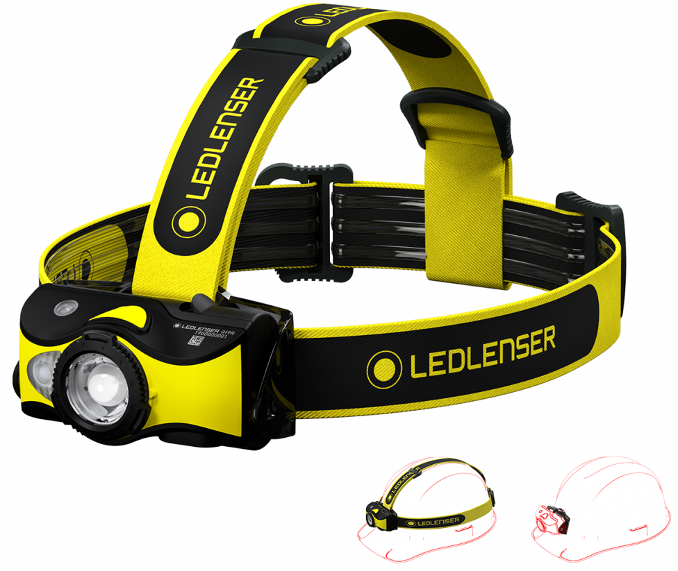 LEDLENSER Lampe frontale rechargeable ih9r 600 lumen ip54 focus