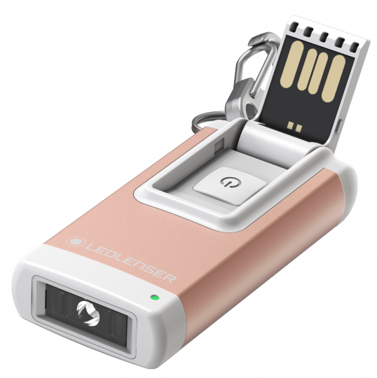 LEDLENSER K4R GREY - porte-clés - rechargeable - 120 lumen