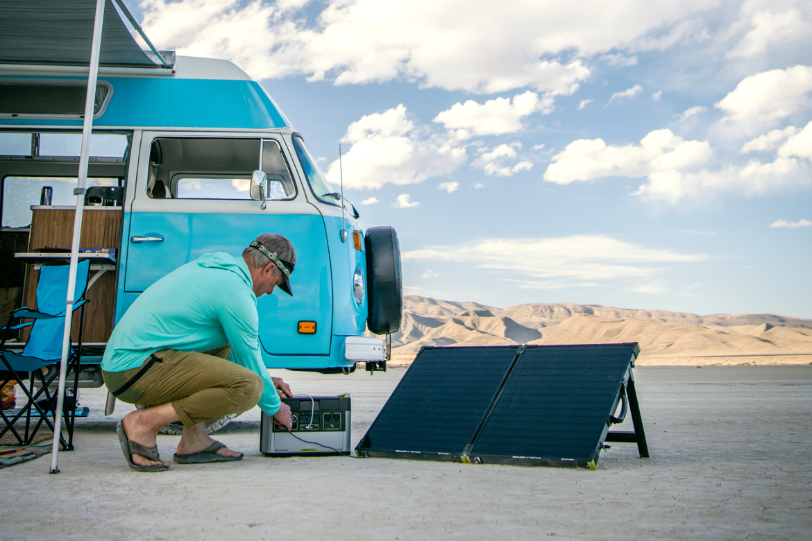 Alimentez-vous avec le photovoltaïque mobile de Goal Zero.